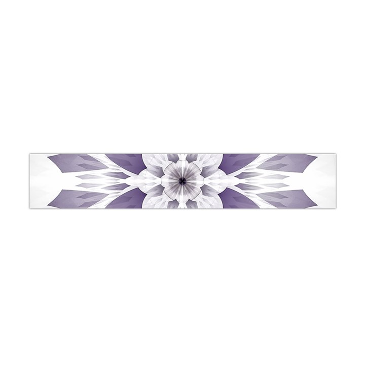 Fractal Floral Pattern Decorative Flano Scarf (Mini)