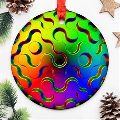 Ball Sphere Digital Art Fractals Ornament (round) by Pakrebo