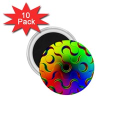 Ball Sphere Digital Art Fractals 1 75  Magnets (10 Pack)  by Pakrebo