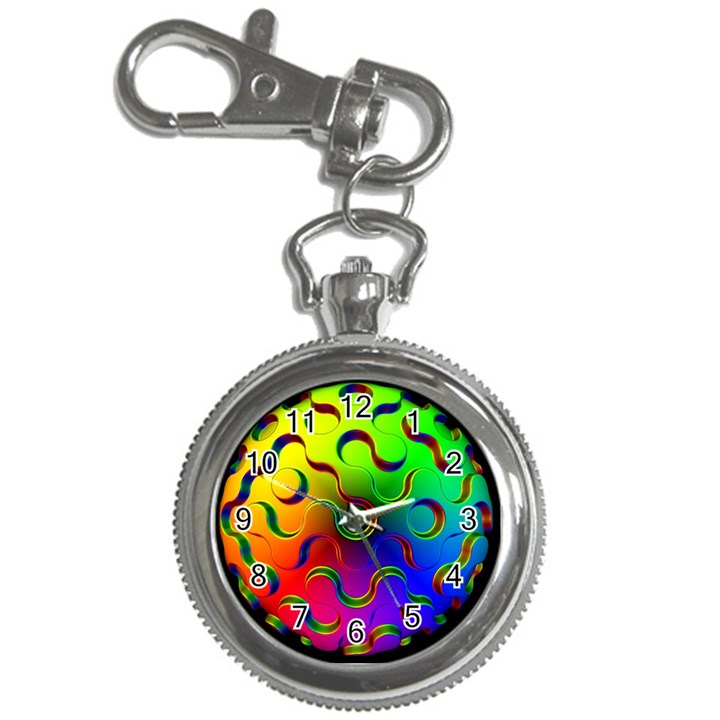 Ball Sphere Digital Art Fractals Key Chain Watches