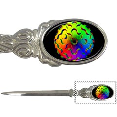 Ball Sphere Digital Art Fractals Letter Opener by Pakrebo