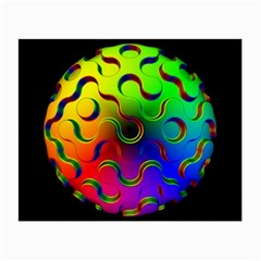 Ball Sphere Digital Art Fractals Small Glasses Cloth by Pakrebo