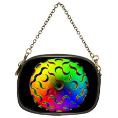 Ball Sphere Digital Art Fractals Chain Purse (one Side) by Pakrebo