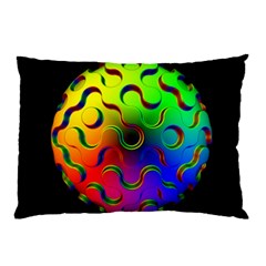 Ball Sphere Digital Art Fractals Pillow Case by Pakrebo