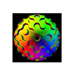 Ball Sphere Digital Art Fractals Satin Bandana Scarf by Pakrebo