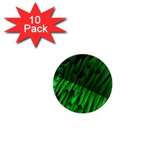 Fractal Rendering Background Green 1  Mini Magnet (10 Pack)  by Pakrebo