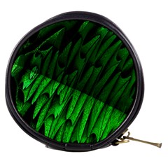 Fractal Rendering Background Green Mini Makeup Bag by Pakrebo