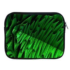 Fractal Rendering Background Green Apple Ipad 2/3/4 Zipper Cases by Pakrebo