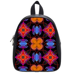 Ornament Colorful Color Background School Bag (small) by Pakrebo