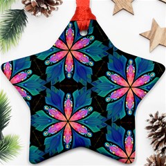 Ornament Digital Color Colorful Star Ornament (two Sides) by Pakrebo