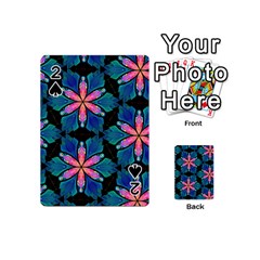 Ornament Digital Color Colorful Playing Cards 54 (mini) by Pakrebo