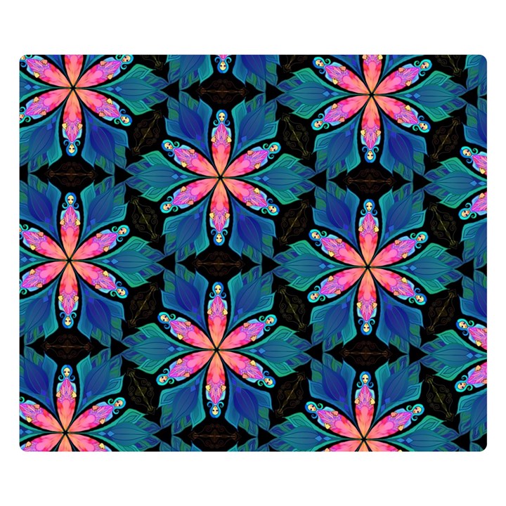 Ornament Digital Color Colorful Double Sided Flano Blanket (Small) 