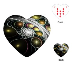 Fractal Bulbs Fantasy Curve Playing Cards (heart)