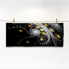 Fractal Bulbs Fantasy Curve Hand Towel by Pakrebo