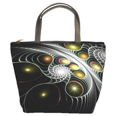 Fractal Bulbs Fantasy Curve Bucket Bag