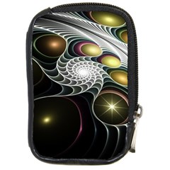 Fractal Bulbs Fantasy Curve Compact Camera Leather Case by Pakrebo