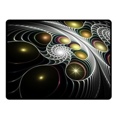 Fractal Bulbs Fantasy Curve Double Sided Fleece Blanket (small)  by Pakrebo