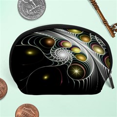 Fractal Bulbs Fantasy Curve Accessory Pouch (large) by Pakrebo