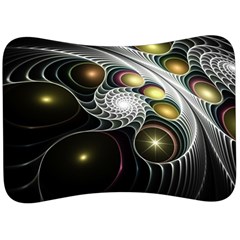 Fractal Bulbs Fantasy Curve Velour Seat Head Rest Cushion