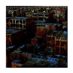 Building Ruins Old Industry Tile Coasters by Pakrebo