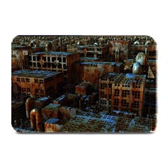 Building Ruins Old Industry Plate Mats by Pakrebo