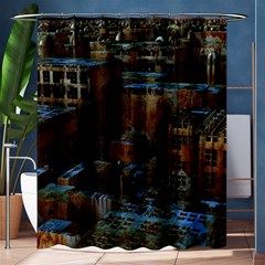 Building Ruins Old Industry Shower Curtain 60  X 72  (medium)  by Pakrebo