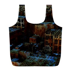 Building Ruins Old Industry Full Print Recycle Bag (l) by Pakrebo