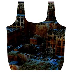 Building Ruins Old Industry Full Print Recycle Bag (xl) by Pakrebo