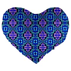 Ml 117 Large 19  Premium Heart Shape Cushions by ArtworkByPatrick