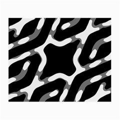 Giant Bold Dark Geometric Print Small Glasses Cloth (2-side) by dflcprintsclothing