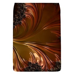 Fractal Copper Copper Color Leaf Removable Flap Cover (s) by Pakrebo