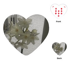 Paperwhite Playing Cards (heart) by Riverwoman