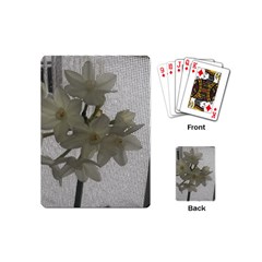 Paperwhite Playing Cards (mini) by Riverwoman