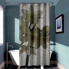 Paperwhite Shower Curtain 36  X 72  (stall)  by Riverwoman