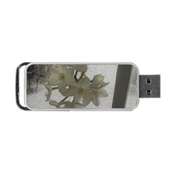 Paperwhite Portable Usb Flash (two Sides) by Riverwoman