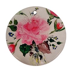 Margaret s rose Round Ornament (Two Sides)