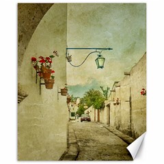 Vintage Grunge Print Arequipa Street, Peru Canvas 16  X 20 