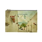 Vintage Grunge Print Arequipa Street, Peru Cosmetic Bag (Large) Front