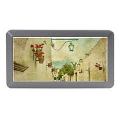 Vintage Grunge Print Arequipa Street, Peru Memory Card Reader (mini) by dflcprintsclothing