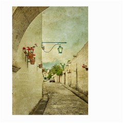 Vintage Grunge Print Arequipa Street, Peru Large Garden Flag (two Sides) by dflcprintsclothing