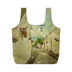 Vintage Grunge Print Arequipa Street, Peru Full Print Recycle Bag (m) by dflcprintsclothing