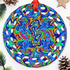 Ml 120 Ornament (round Filigree) by ArtworkByPatrick