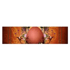 Wonderful Steampunk Easter Egg With Flowers Satin Scarf (Oblong)