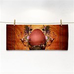 Wonderful Steampunk Easter Egg With Flowers Hand Towel Front