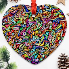 Ml 122 Heart Ornament (two Sides) by ArtworkByPatrick