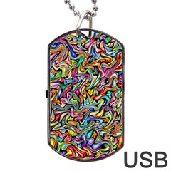 Ml 122 Dog Tag Usb Flash (two Sides) by ArtworkByPatrick