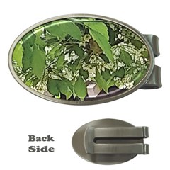 Garden Of The Phoenix  Money Clips (oval)  by Riverwoman