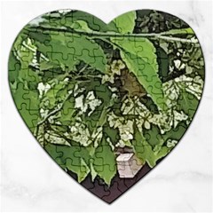 Garden Of The Phoenix  Jigsaw Puzzle (heart) by Riverwoman