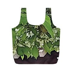 Garden Of The Phoenix  Full Print Recycle Bag (m) by Riverwoman