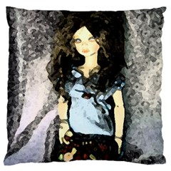 Chocolate Large Cushion Case (one Side) by snowwhitegirl